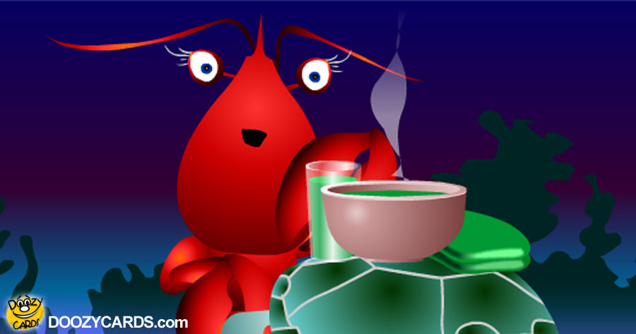 Larry Lobster Get Well Kelp