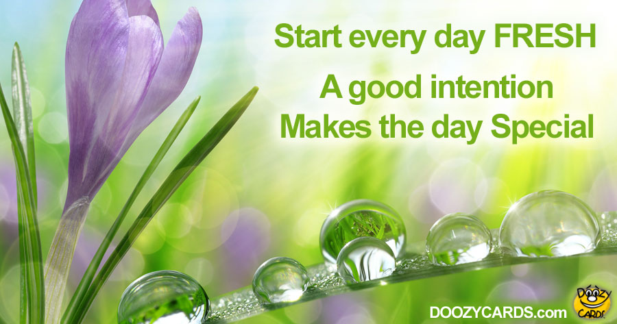 Start Every Day Fresh